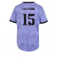 Fotbalové Dres Real Madrid Federico Valverde #15 Dámské Venkovní 2022-23 Krátký Rukáv